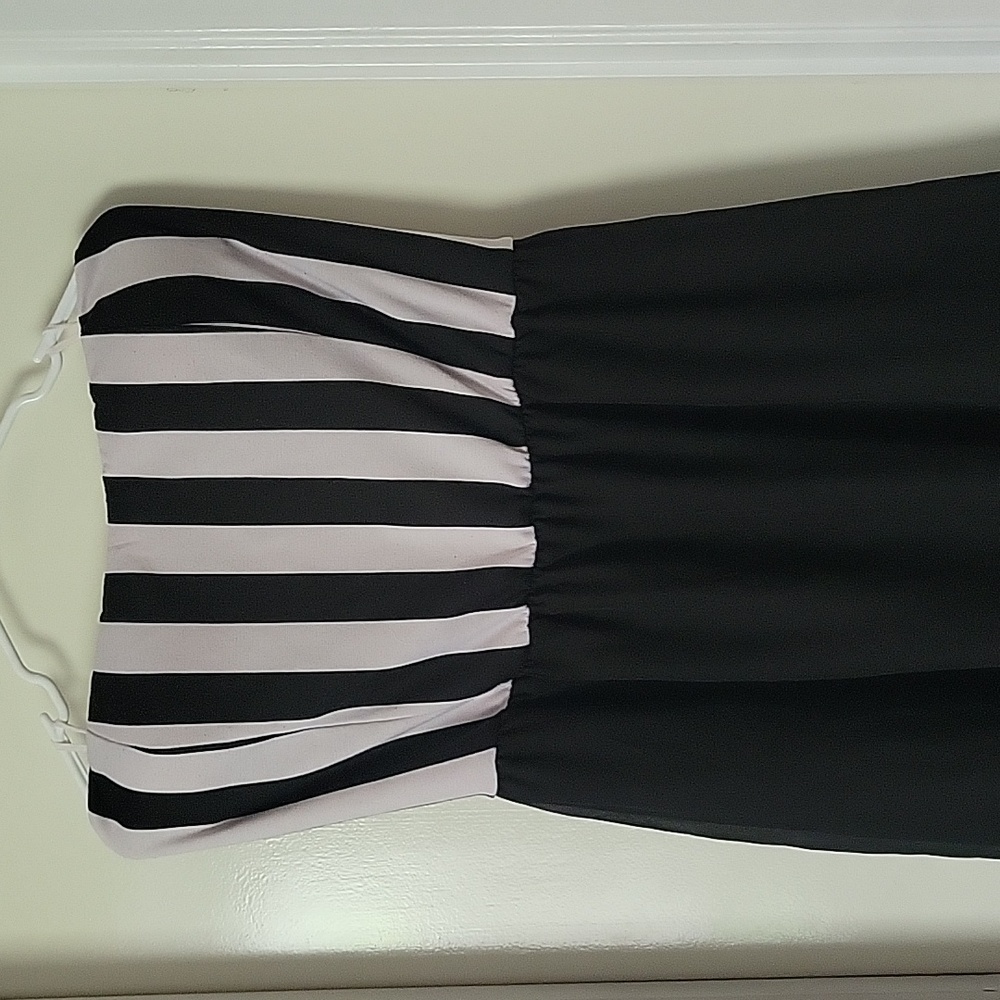 Black amd White Tube Dress